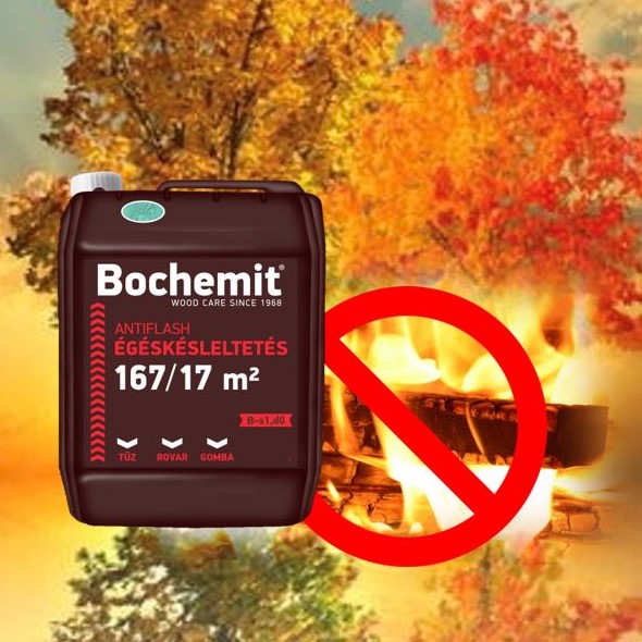 Bochemit Antiflash termékünk már B osztályú tűzvédelmet nyújt